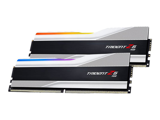G.Skill Trident Z5 RGB silber DIMM Kit 32GB, DDR5-6400, CL32-39-39-102, on-die ECC