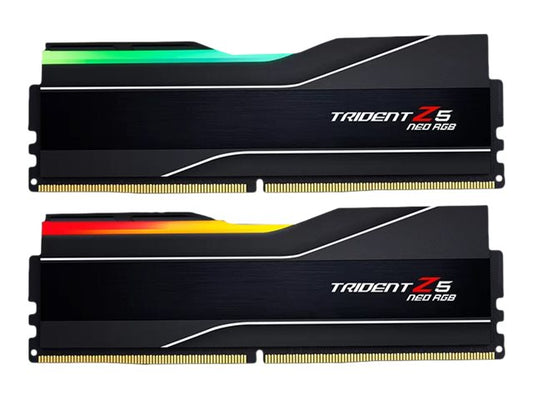 G.Skill Trident Z5 NEO RGB schwarz DIMM Kit 64GB, DDR5-6000, CL32-38-38-96, on-die ECC