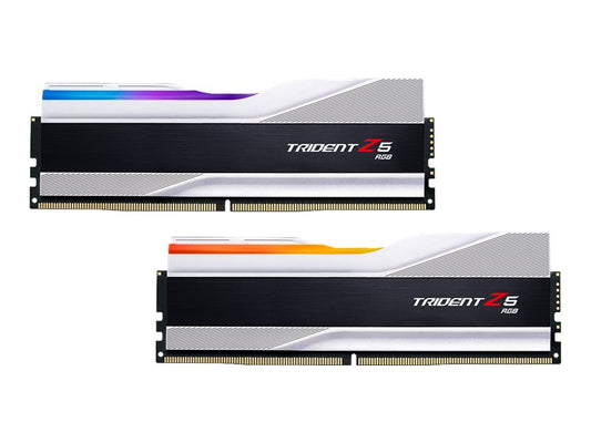 G.Skill Trident Z5 RGB silber DIMM Kit 32GB, DDR5-6000, CL30-40-40-96, on-die ECC