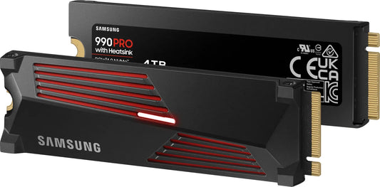 Samsung SSD 990 PRO 4TB, M.2 2280 / M-Key / PCIe 4.0 x4, Kühlkörper
