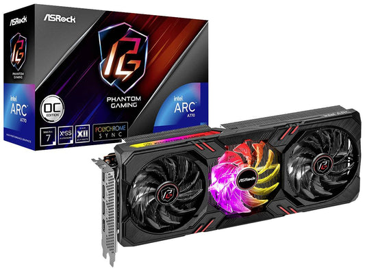 ASRock Arc A770 Phantom Gaming 16GB OC, A770 PG 16GO, 16GB GDDR6