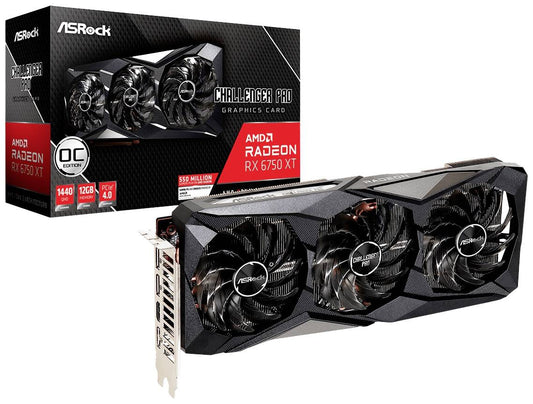 ASROCK Radeon RX 6750 XT Challenger Pro 12GB
